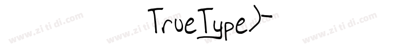 方正粗黑宋简体 常规TrueType)字体转换